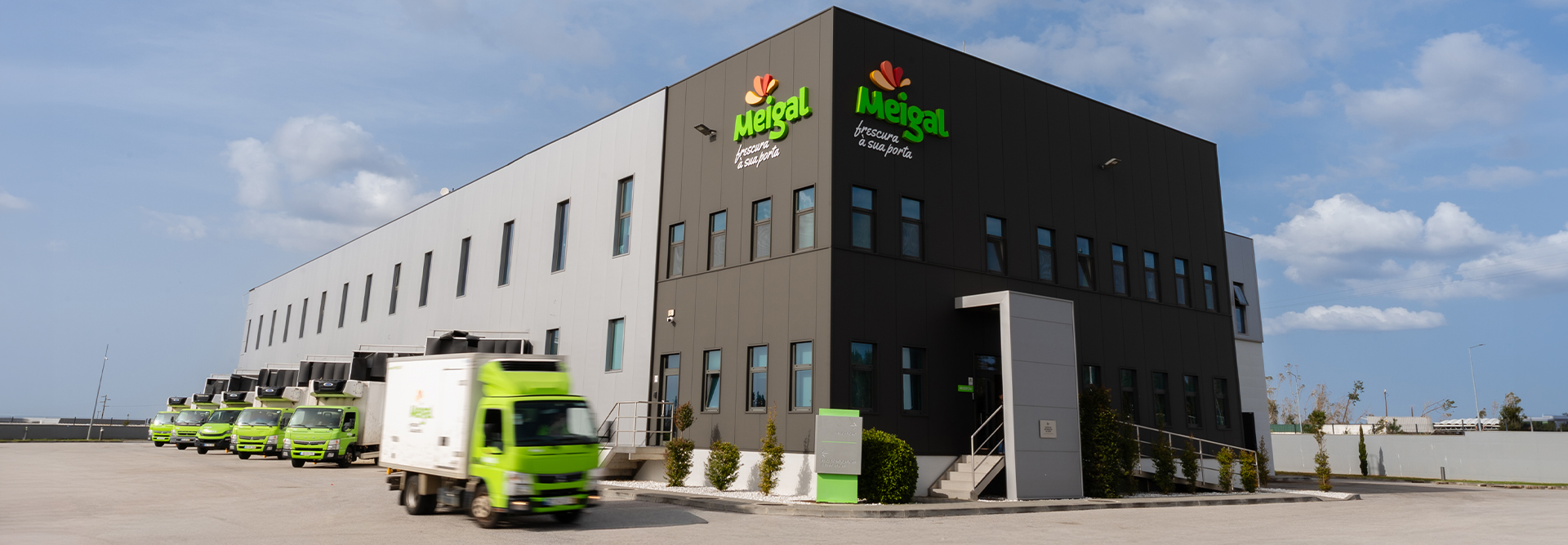 Edifício sede da Meigal Alimentação em Leiria - Home