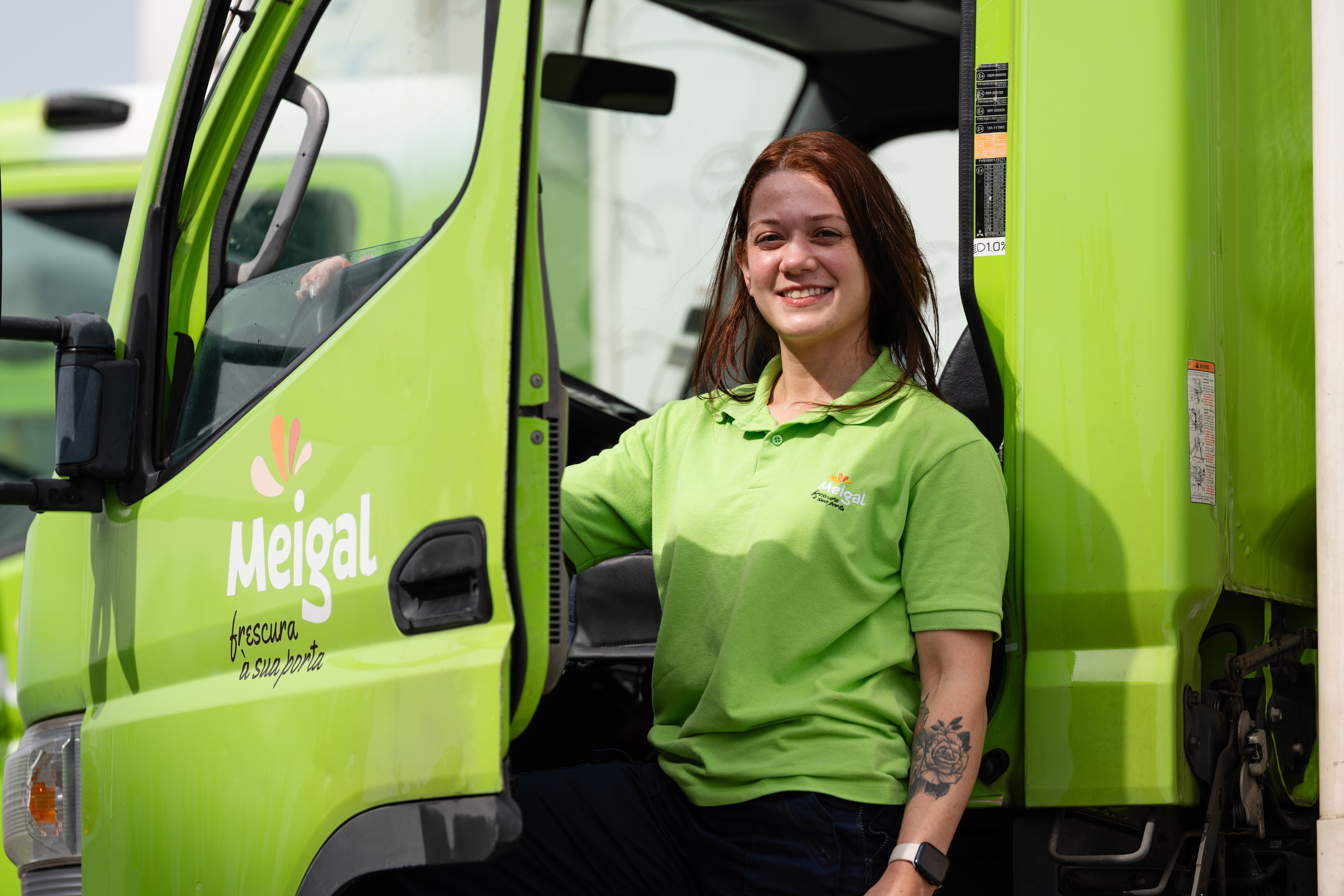 Carrinha da Meigal Alimentação em Distribuição