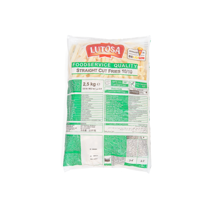 Pre-Fried Crinkle-Cut French Fries - Lutosa - 1000000404